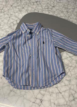 Ralph lauren сорочка/рубашка  18м
