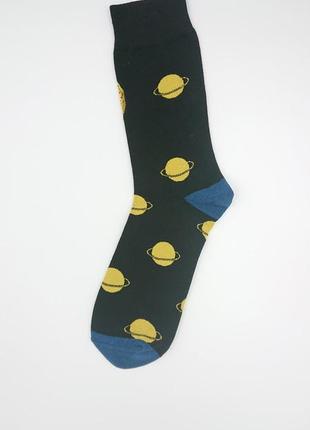 👨🚀класні шкарпетки космонавт/шкарпетки про космос з планетами! houston we have a socks!🪐3 фото