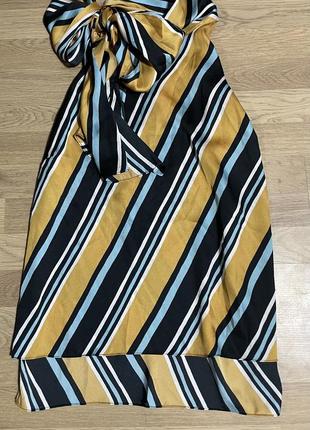 Блуза, блузка без рукавов с бантом zara