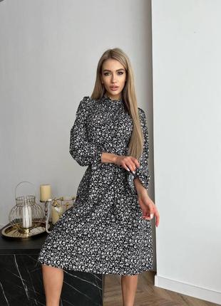 Женское платье софт мод 66.5.20 свободного кроя сарафан  (s-m , l-xl)6 фото