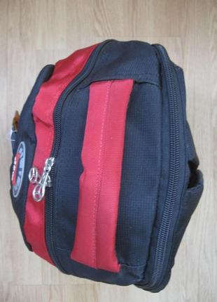 Підлітковий рюкзак olly (червоно-сірий)4 фото