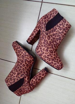 Замшевые ботильоны   39 р