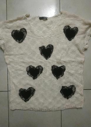 Натуральна кофточка ручної роботи