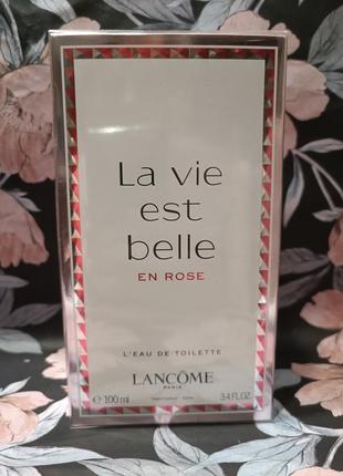 Lancome la vie est belle en rose туалетна вода 100 мл. оригінал5 фото