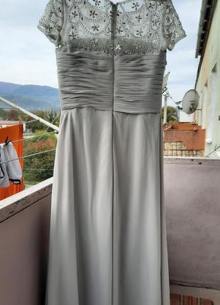 Розкішна сукня зі шлейфом5 фото