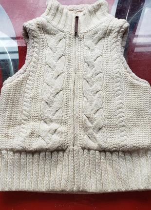 Artisan ny жилет на блискавці жилетка демисезон дівчинці 6-7л 116-122см