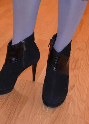 Демиботинки з натуральної замші,р. 37