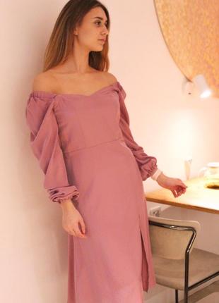 Сукня з розрізом guseva wear2 фото
