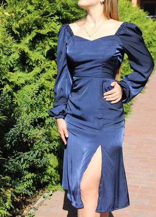 Сукня з розрізом guseva wear6 фото