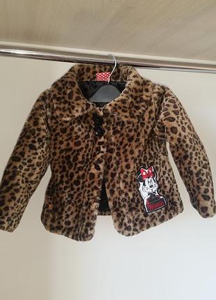 Палтішко-шубка minnie mouse