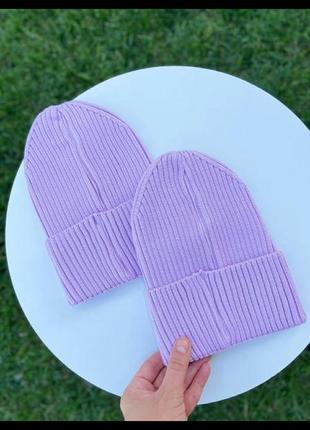 В'язана шапка для дівчаток