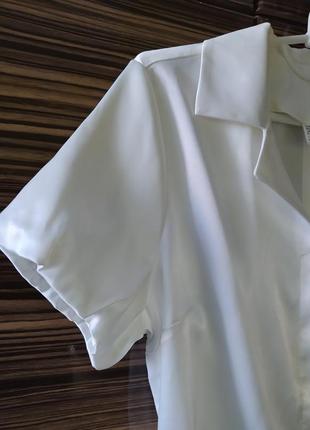 Распродажа!!! красивая атласная блуза с поясом молочная bonprix8 фото