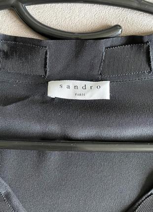 Женская шикарная шелковая блузка блуза sandro paris6 фото