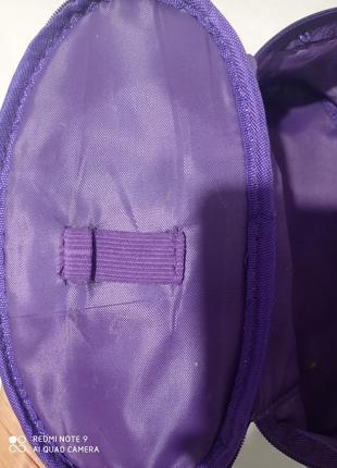 Сумочка косметичка фиолетовая с бабочками бабочки7 фото
