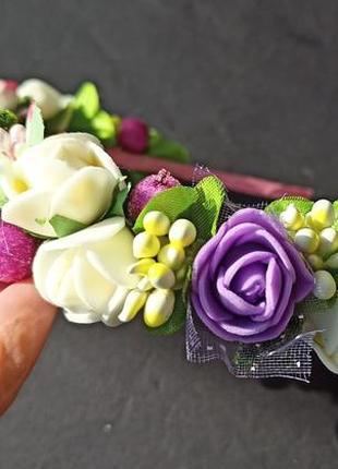 Обруч з квітами