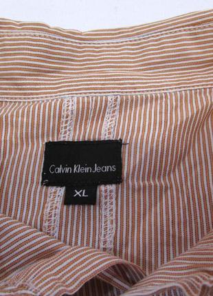 Рубашка calvin klein jeans, xl, cotton, отл сост!4 фото