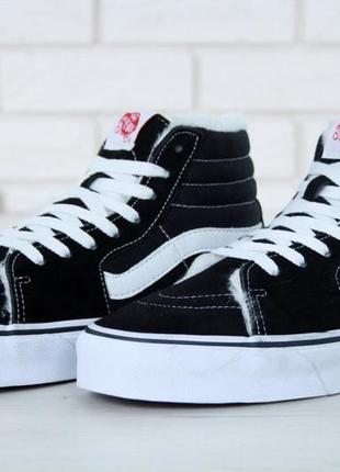 Жіночі зимові кеди Pack vans (з хутром)4 фото