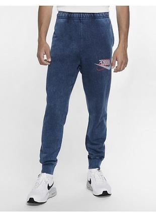 Брюки мужские nike retro jogger ft (cz7832-410) спортивные штаны tech fleece dri fit swoosh10 фото