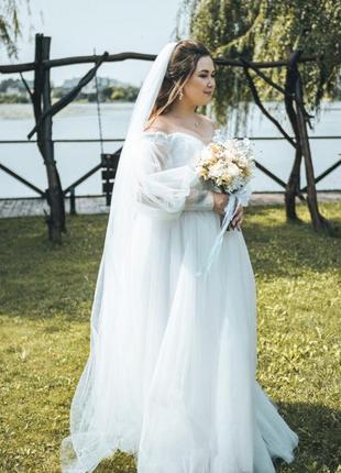 Весільна сукня бохо шик.1 фото