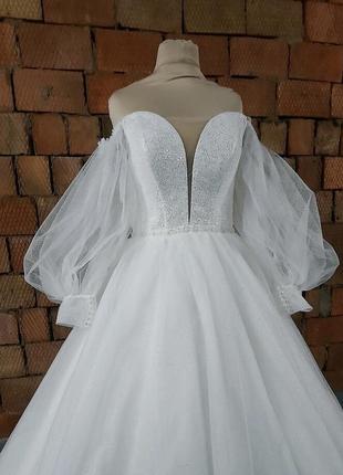 Весільна сукня бохо шик.4 фото