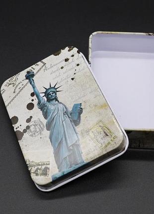 Металеві подарункові коробочки. 9х7х2см / металеві подарункові коробочки. 9х7х2см