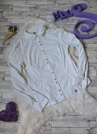 Блузка club donna жіноча біла розмір 46 (м)