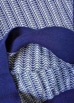 Реглан джемпер arber пуловер свитер мужской темно синий размер 46 (м)4 фото
