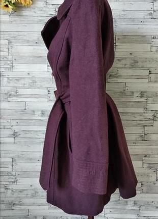 Пальто new look женское бордо размер 48(l)8 фото