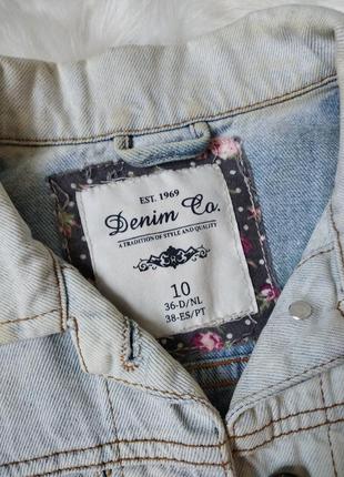 Джинсовый жилет denim co женский голубой3 фото