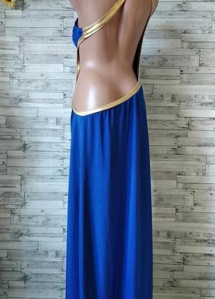Шикарное женское платье exclusive длинное с открытой спиной размер 44-46 s-m6 фото