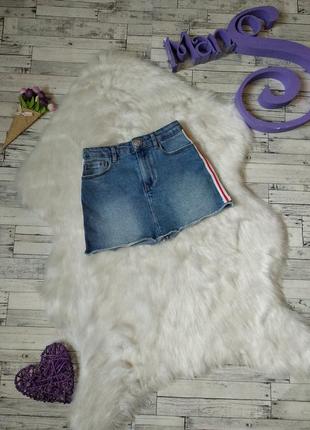 Спідниця джинсова zara kids denim на дівчинку з лампасами на зріст 116 см1 фото