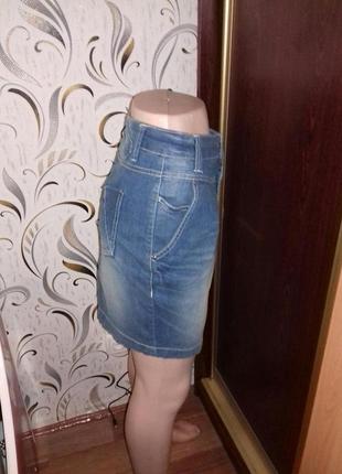 Юбка джинсовая denim размер s (42-44)2 фото