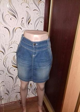 Спідниця джинсова denim розмір s (42-44)