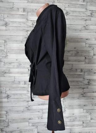 Пиджак ал&ко женский черный размер 44 (s)5 фото