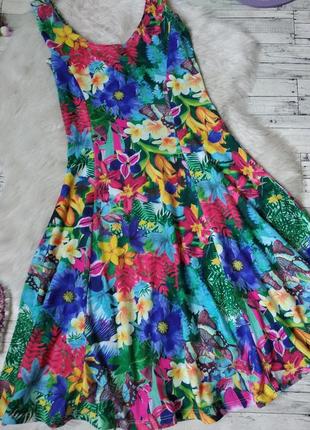 Летний сарафан kensil с цветами  размер 42 xs2 фото