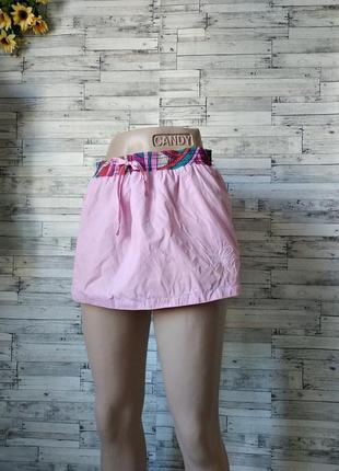 Женская юбка dillcee для тенниса двухсторонняя розовая размер 42 xs