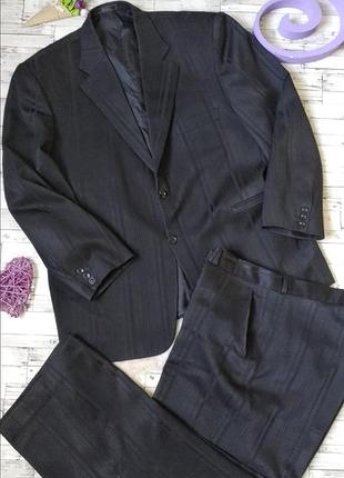 Костюм брючный akkaya мужской черный классика размер 56