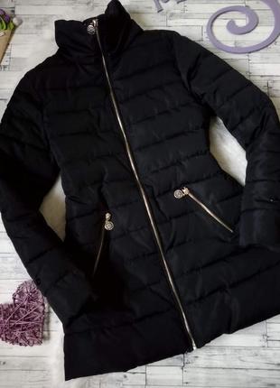 Куртка теплая женская fashion&beauty черная2 фото