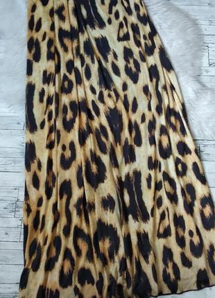 Летнее длинное платье леопардовое lucas&emma размер 42-44 xs-s3 фото