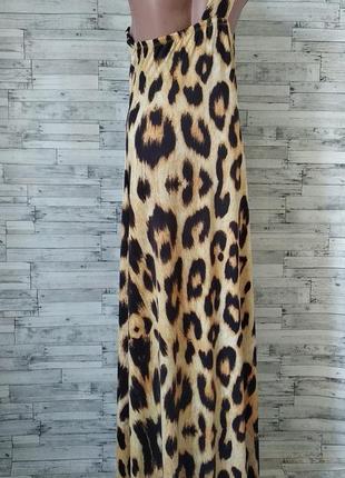 Летнее длинное платье леопардовое lucas&emma размер 42-44 xs-s6 фото