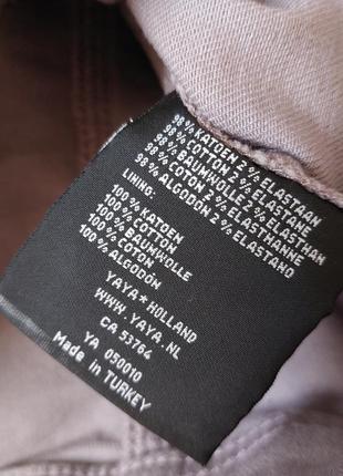 Пиджак джинсовый yaya серый женский размер 40 (xs)7 фото