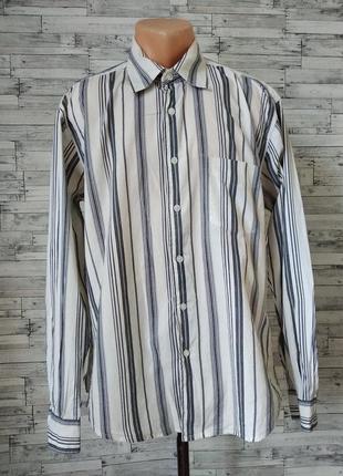 Рубашка esprit мужская в полоску размер l (50-52)4 фото
