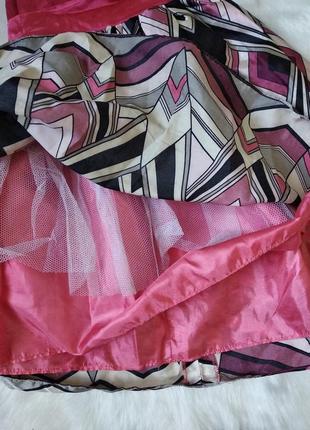 Нарядное розовое платье на девочку. рост (98-104 см)5 фото