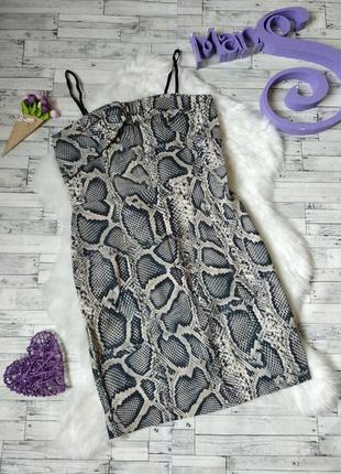 Платье rinascimento женское змеиный принт размер 48 l1 фото