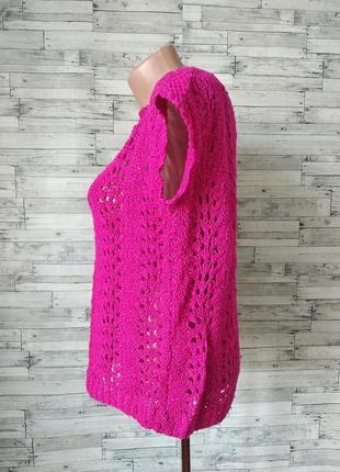 В'язана кофта з коротким рукавом4 фото