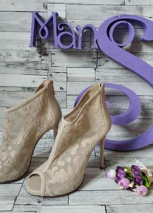 Жіночі ботильйони vero cuoio maria pino літні черевики натуральна шкіра бежевого кольору 36 розмір