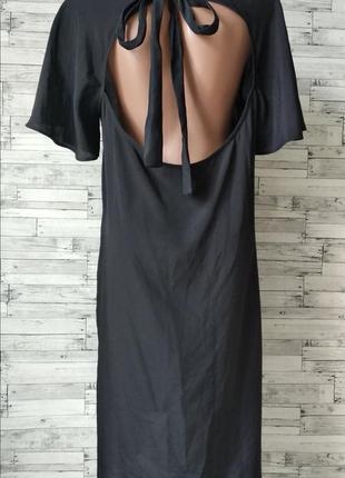 Платье sandrina fasoli женское черное с открытой спиной размер 46 м7 фото