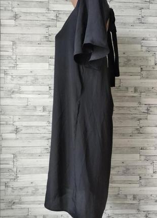 Платье sandrina fasoli женское черное с открытой спиной размер 46 м6 фото