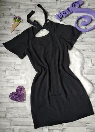 Платье sandrina fasoli женское черное с открытой спиной размер 46 м1 фото