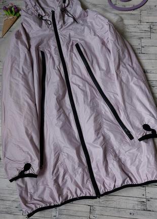 Куртка ветровка mishele женская лиловая2 фото